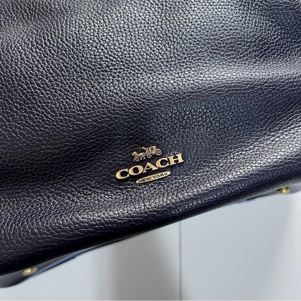 NWT Coach Lane Hues of Blues Colorblock Satchel MSRP$395 SOLD OUT ONLINE - Picture 3 of 16